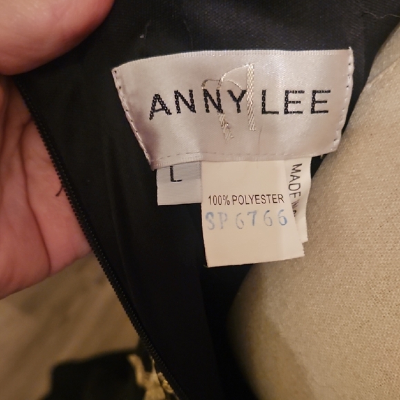 Anny Lee Black Maxi Dress with Gold Embellishment - Picture 13 of 13